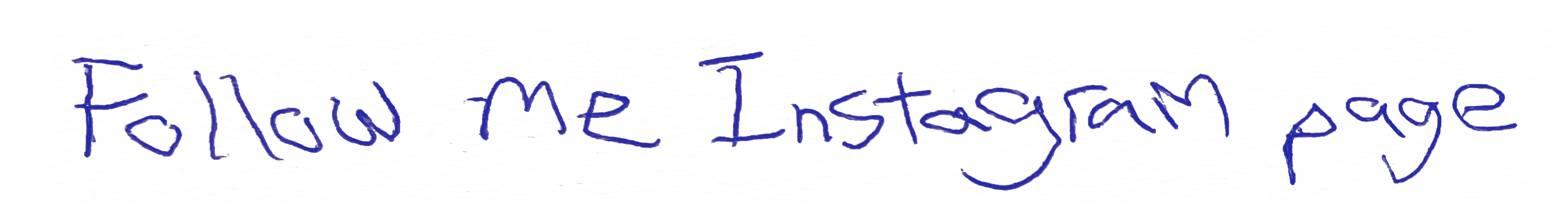 follow me instagram page